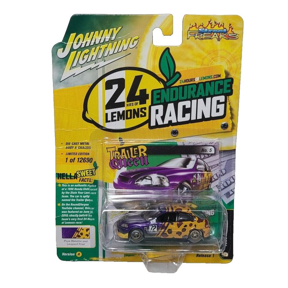 1998 HONDA CIVIC #72 24 HRS OF LEMONS 1/64 JOHNNY LIGHTNING JLSF023